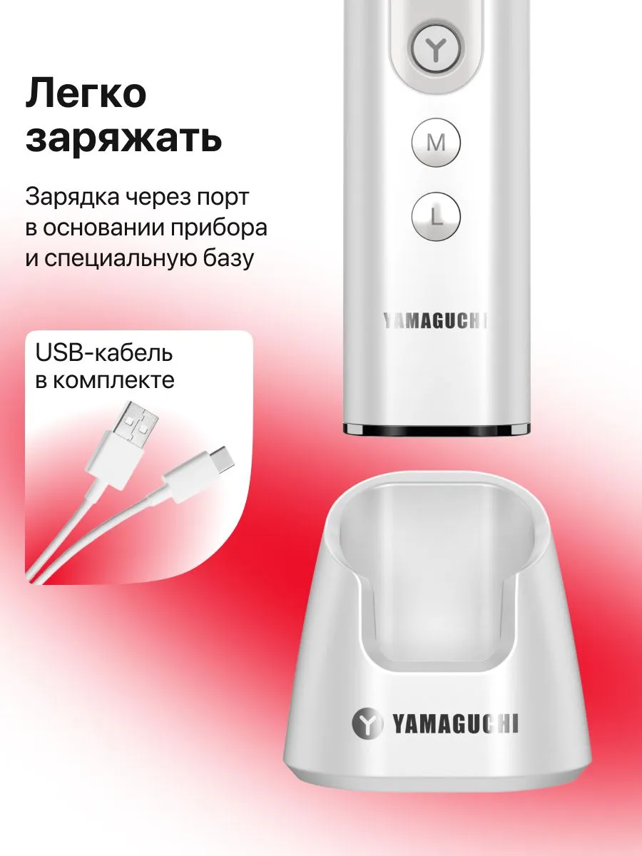 Зарядная база и USB-кабель Yamaguchi RF Lifting 6 in 1